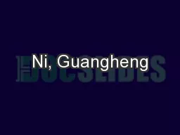 Ni, Guangheng