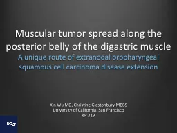 M uscular tumor spread along the