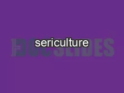 sericulture
