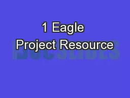1 Eagle Project Resource