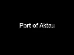 Port of Aktau