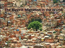 The Biggest Migration in the World