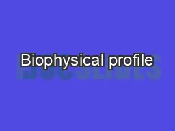 Biophysical profile