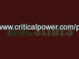 http://www.criticalpower.com/prc.php