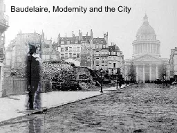 Baudelaire, Modernity