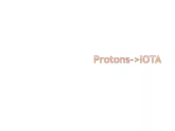 Protons->IOTA