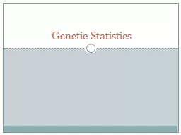 Genetic Statistics