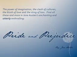 The power of imagination, the clash of cultures,