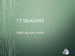 17 Qualities