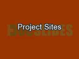 Project Sites
