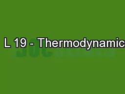 1 L 19 - Thermodynamics