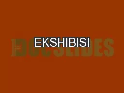 EKSHIBISI