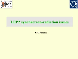 LEP2 synchrotron-radiation