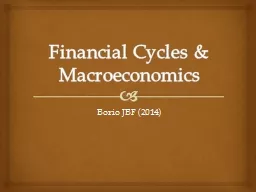Financial Cycles & Macroeconomics