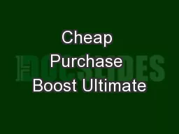 Cheap Purchase Boost Ultimate