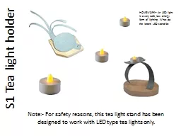 S1 Tea light holder