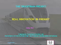 THE TRUCKTRAIN PROJECT