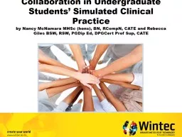 Collaboration in Undergraduate Students’ Simulated Clinic