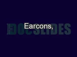 Earcons,