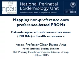 Patient-reported outcomes measures (PROMs) in health