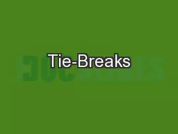 Tie-Breaks
