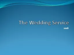 The Wedding Service
