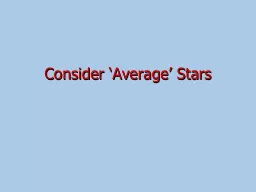 Consider ‘Average