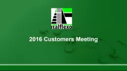 2016 Customers Meeting