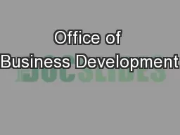 Office of Business Development