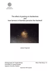 Abstract The distribution of the aardwolf  Proteles