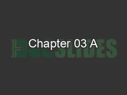 Chapter 03 A