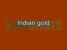 Indian gold