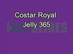 Costar Royal Jelly 365