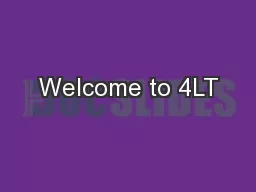 Welcome to 4LT
