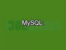 MySQL: