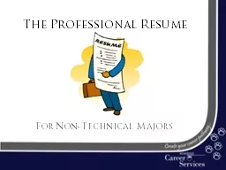 The Professional Resume
