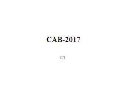 CAB-2017