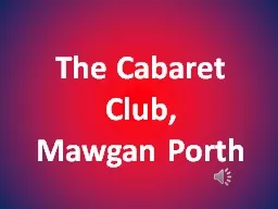 The Cabaret Club,