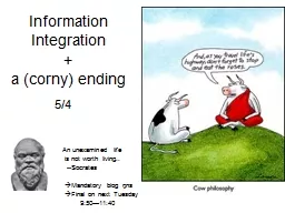 Information Integration