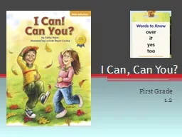 I Can, Can You?