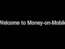 Welcome to Money-on-Mobile