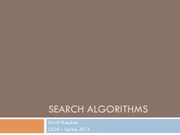 Search algorithms