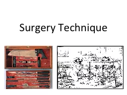Surgery Technique