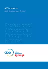 ABE Prospectus th Anniversary Edition Professional Aff