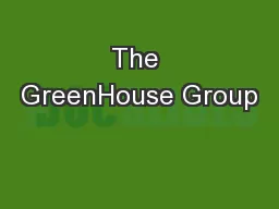 The GreenHouse Group
