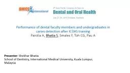 Performance of dental faculty members and undergraduates in