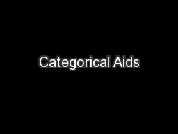 Categorical Aids
