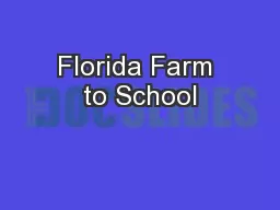 Florida Farm to School
