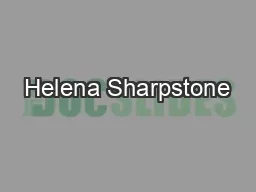 Helena Sharpstone