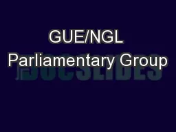 GUE/NGL Parliamentary Group